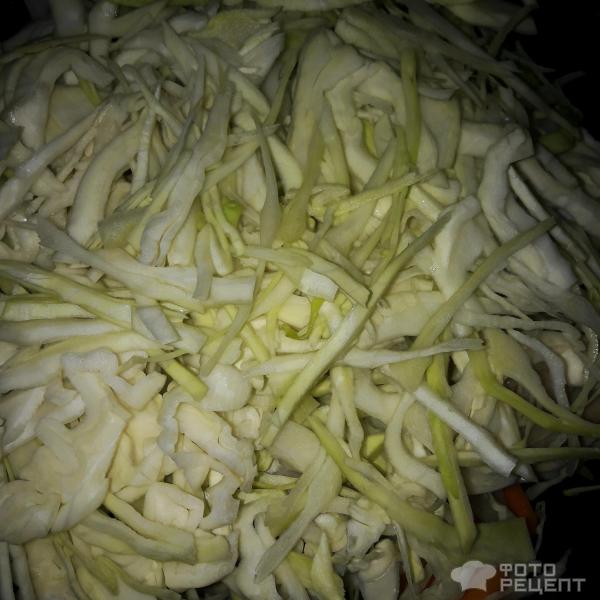Капуста тушеная с овощами фото