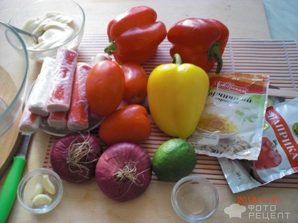 Вкусный освежающий салат Черноморка фото
