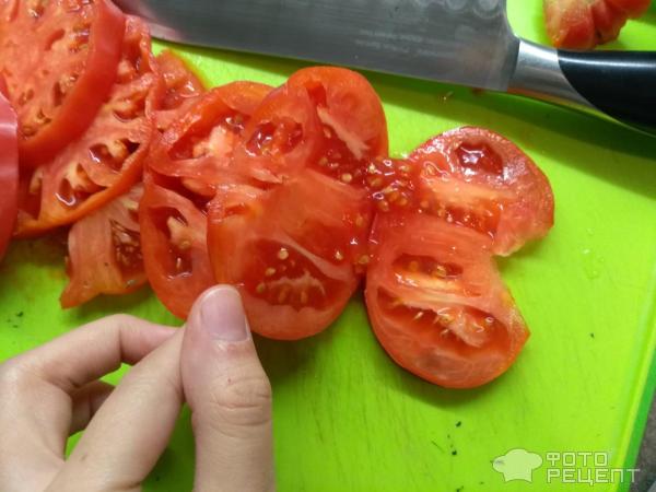 Баклажаны с сыром и помидорами фото