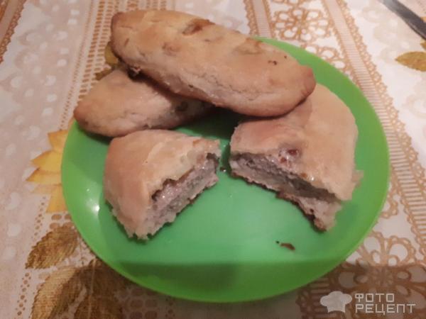 Легкие пирожки из дрожжевого теста с мясом! фото