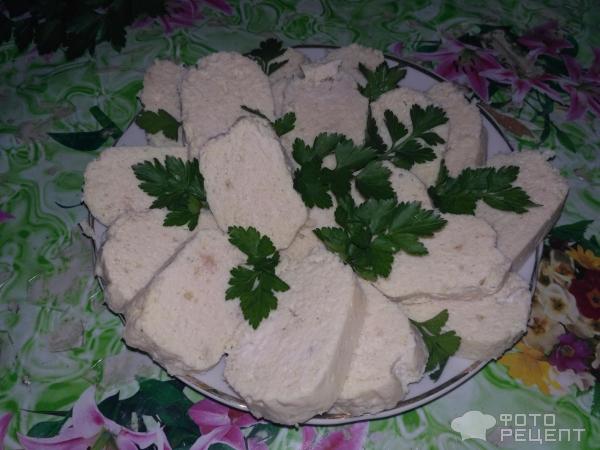 Домашняя куриная колбаса фото