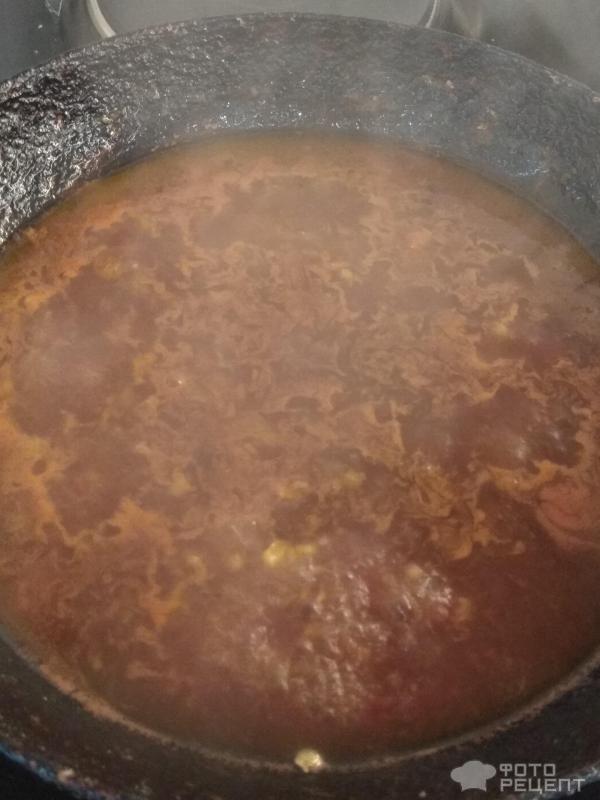 Тефтели в томатно-чесночном соусе фото