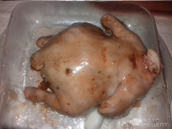 Курица, запеченная в духовке с рисом по-мексикански фото