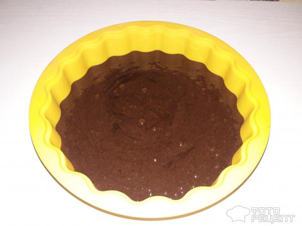 Шоколадный десерт с шоколадным мусом фото