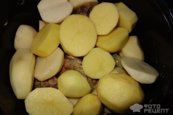 тушеная картошка с гусиным конфи