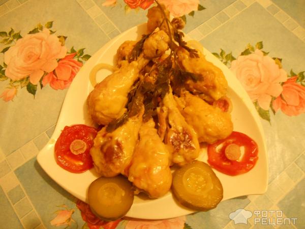 Куриные голени в кефирном соусе Нежные фото