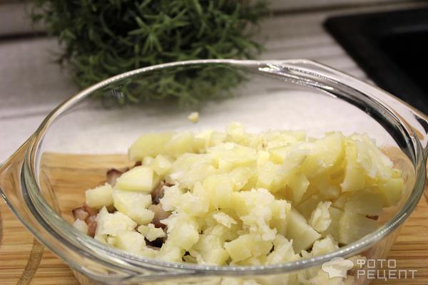 Салат из сельди с картофелем фото