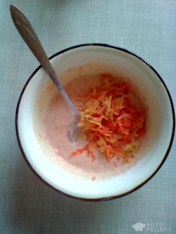 Масса для оладьев с картофелем и морковью