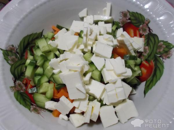 Салат-желе с овощами фото