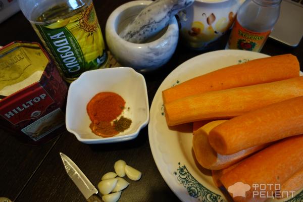ингредиенты для корейской морковки