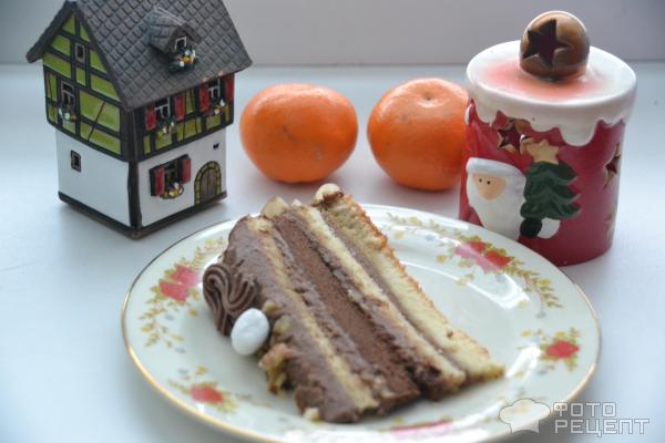 Торт шоколадный к Новому году фото