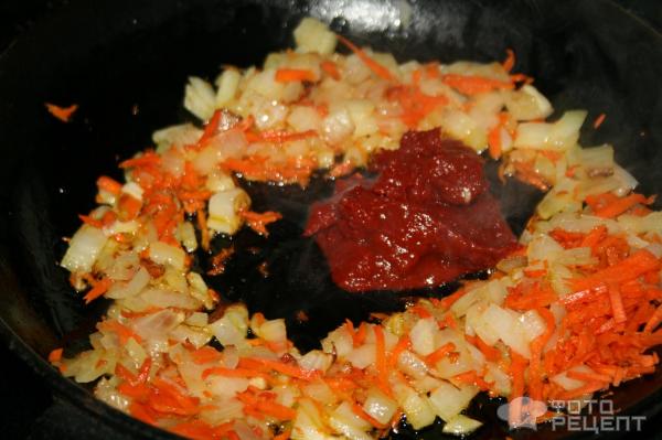 Гнезда из макарон с фаршем