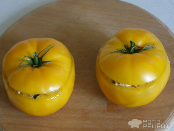 Фаршированные помидоры в духовке фото