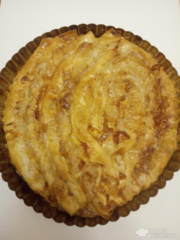 Закусочный пирог из лаваша Лабиринт фото