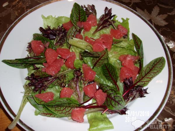 Салат с грейпфрутом фото
