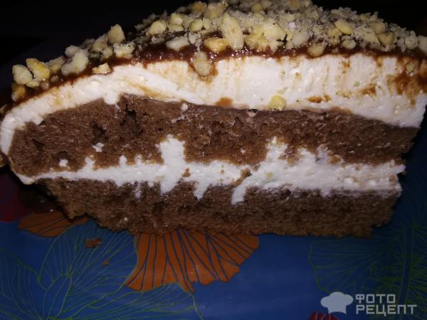 Торт со сметанно-желейным кремом фото