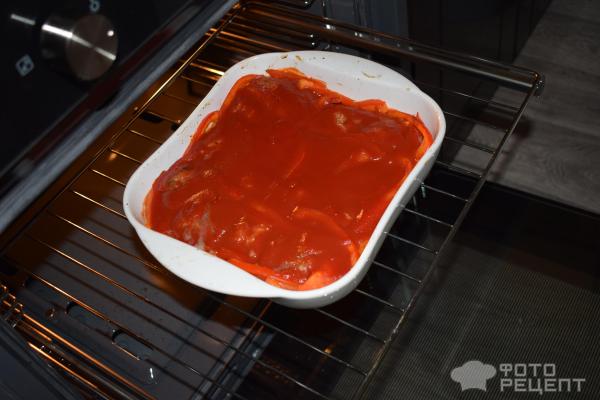 Мясные шарики в томатном соусе фото