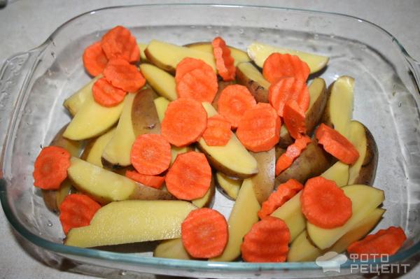 Гарнир из картофеля с морковью