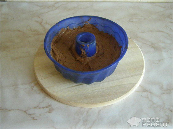Щоколадный кекс с глазурью фото