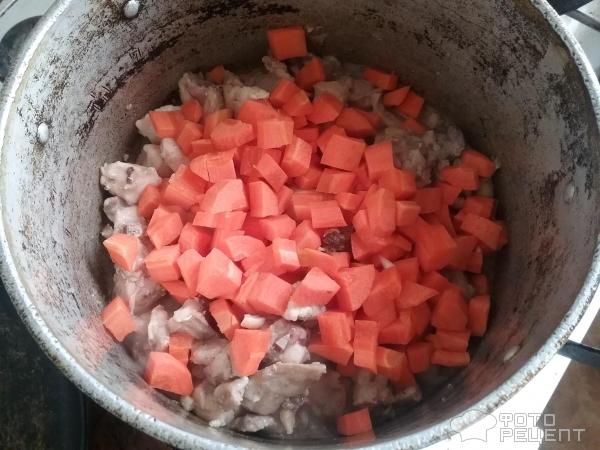 Овощное рагу с курицей фото