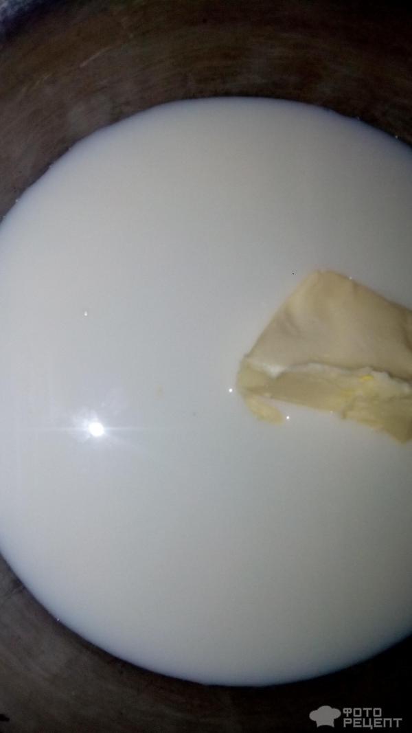 Бисквит на горячем молоке фото