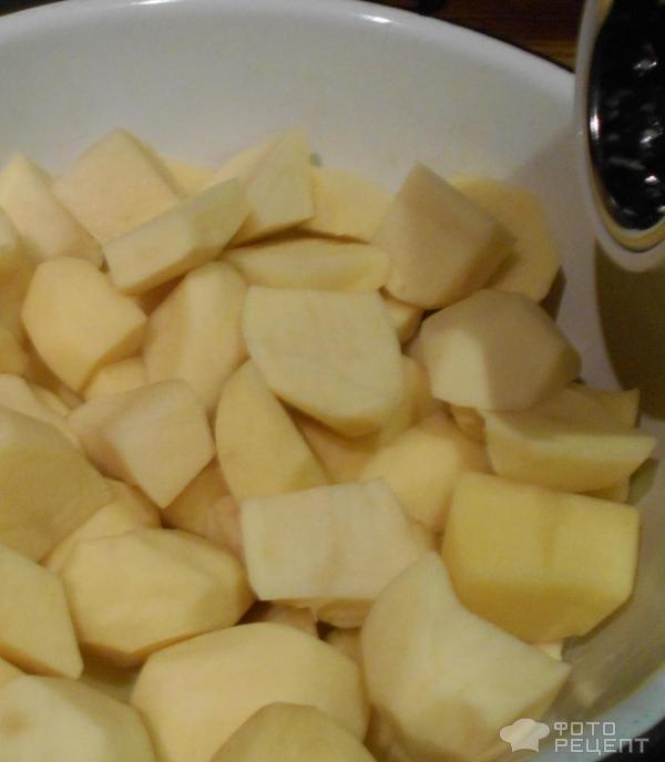 Картофельная бабка запеченая с фаршем фото