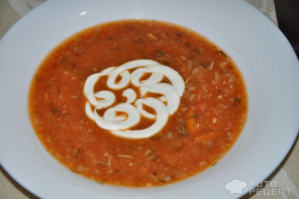 Суп из белокачанной капусты и индейки фото