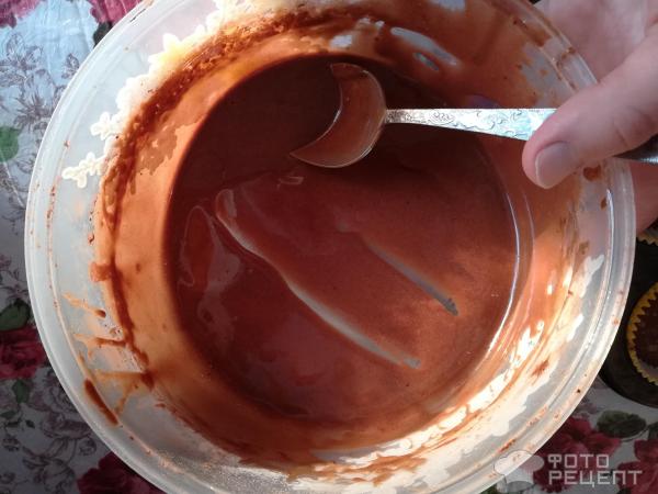 Шоколадные капкейки фото