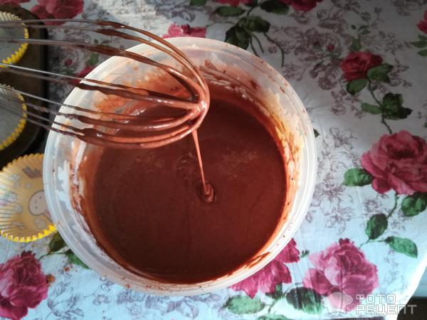 Шоколадные капкейки фото