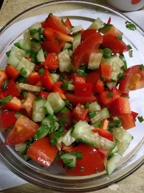 Легкий летний салат за 15 минут