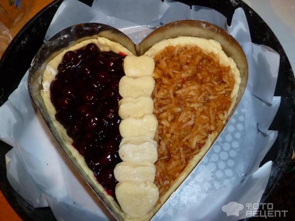 Вишневый пирог ко Дню Влюбленных фото