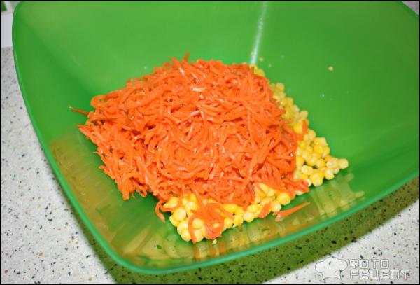 Салат с морковкой по-корейски фото