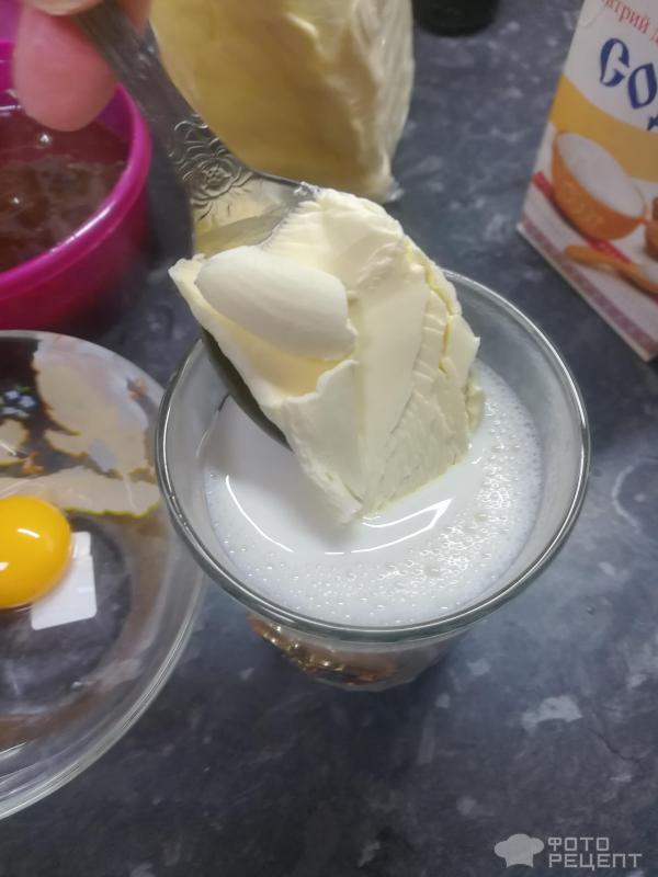 Молочно-медовый коктейль фото