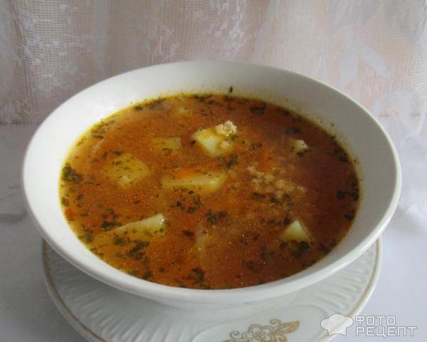 суп с пшеном