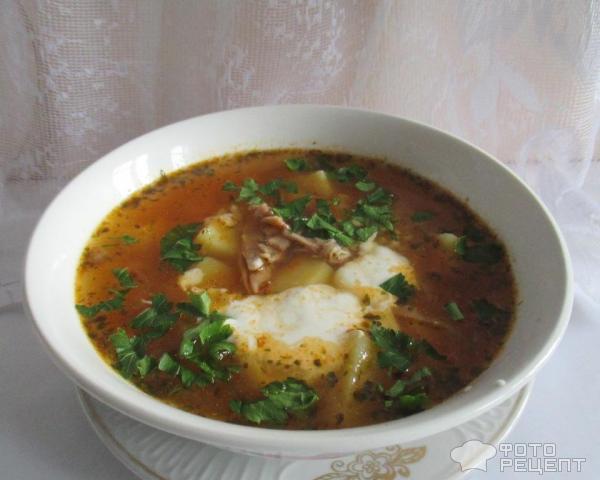 суп с пшеном