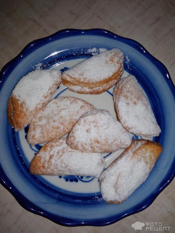 Творожное печенье с сахаром фото