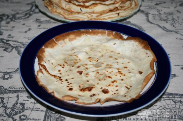 Блинные мешочки с начинкой из печеночного паштета