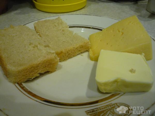 хлеб, сливочное масло, сыр