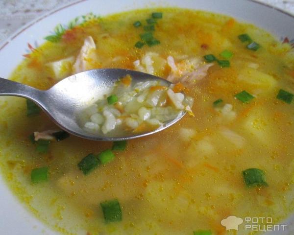 рисовый суп с окорочком
