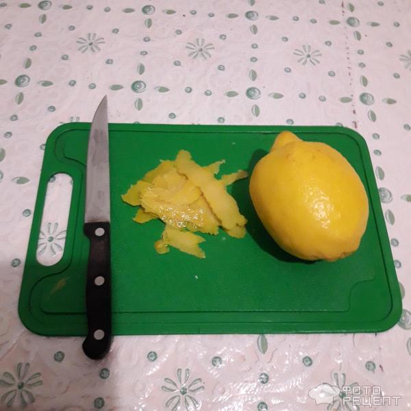 Лимонный-апельсиновый мусс в шоколадной корзиночке фото