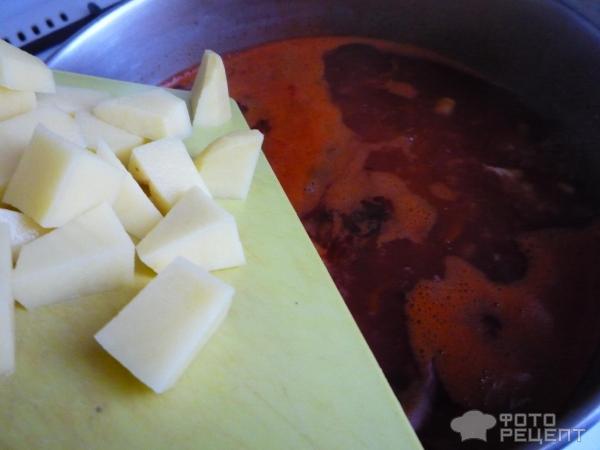 Куриный суп с помидорами фото