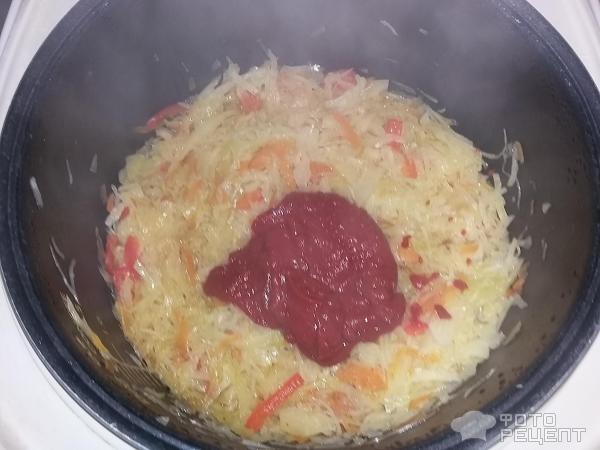 добавили томатную пасту