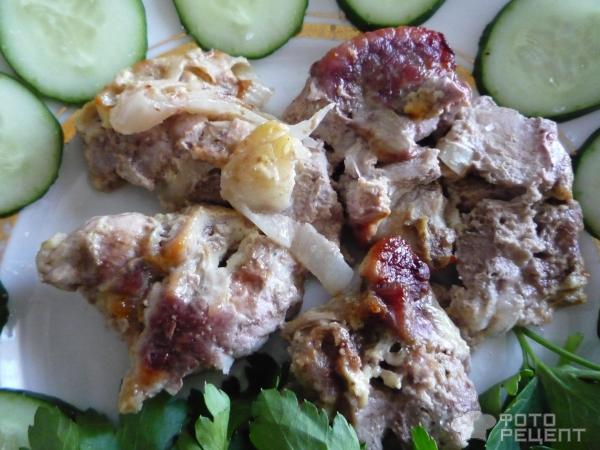 Сочный шашлык из свинины фото