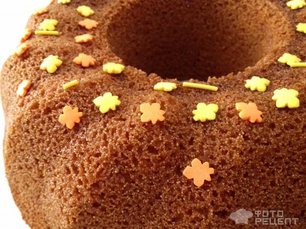 Апельсиновый постный пирог фото