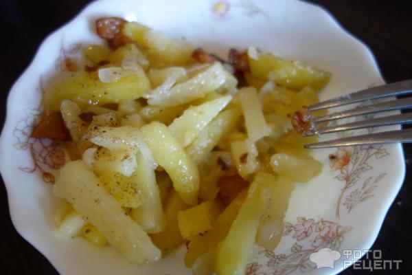 картошка жареная со шкварками