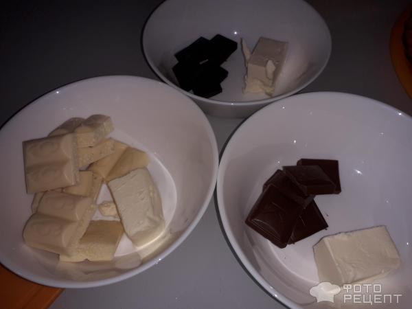 Творожная пасха Три шоколада фото