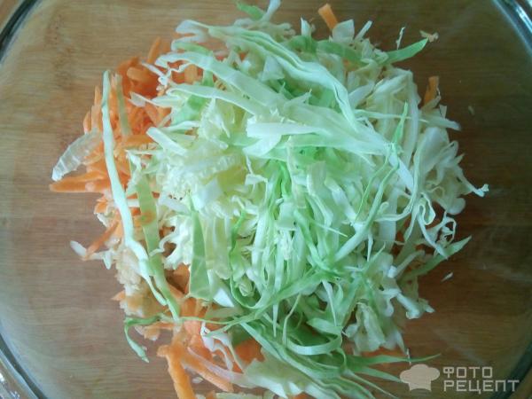 Свекольно-капустный салат фото