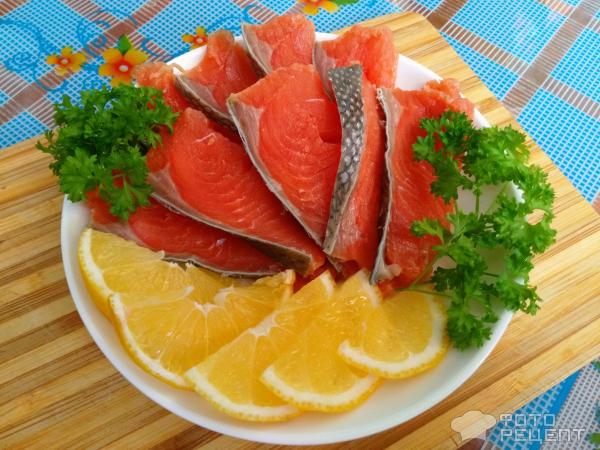 Красная рыба, запеченная в фольге. Монастырские рецепты
