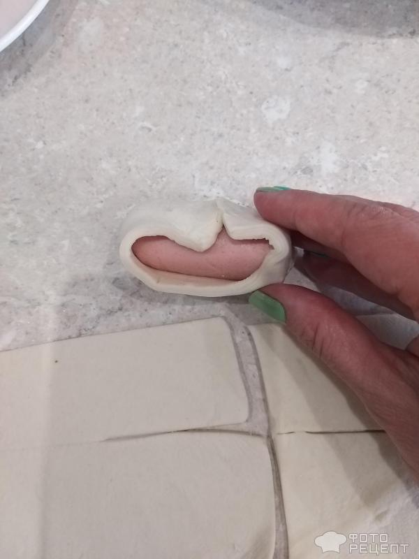 Сосиски в вафельном тесте фото