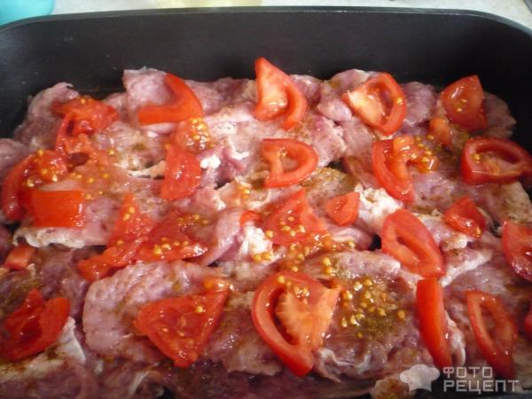 Мясо по-купечески с грибами - рецепт с фото пошагово